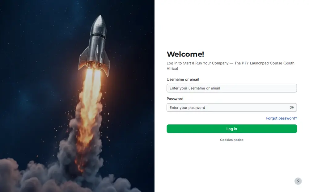 PtyLaunchpad LMS — website screenshot